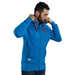 Helly Hansen Mens Oxford Full Zip Hooded Sweatshirt -Cheap Tough Work Wears Store hh047 rcrbl 01