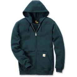 Carhartt Mens Zip Stretchable Reinforced Hooded Sweatshirt Top