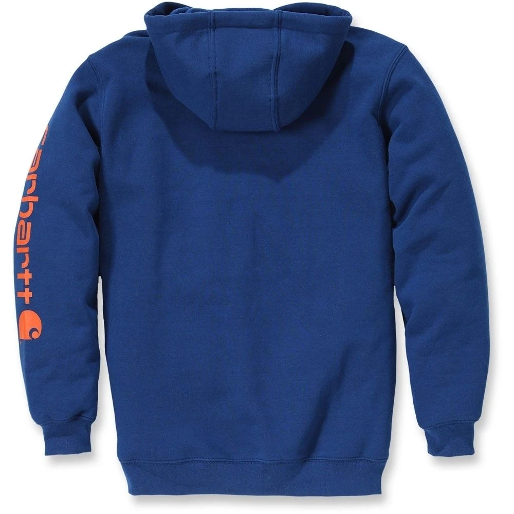 Carhartt Mens Polycotton Stretchable Sleeve Logo Hooded Sweatshirt Top 3 Carhartt Mens Polycotton Stretchable Sleeve Logo Hooded Sweatshirt Top - Image 3