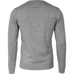 Nimbus Mens Brighton Knit V Neck Jumper -Cheap Tough Work Wears Store n112m grey 02