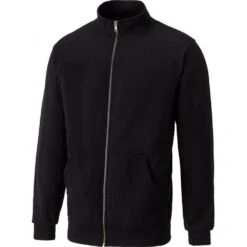 Dickies Mens Edgewood Polycotton Funnel Neck Full Zip Sweatshirt