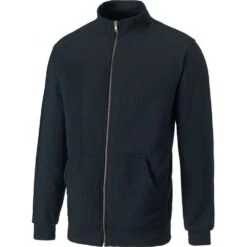 Dickies Mens Edgewood Polycotton Funnel Neck Full Zip Sweatshirt -Cheap Tough Work Wears Store sh11301 nv 01