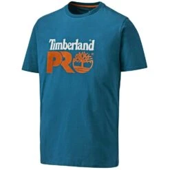 Timberland Pro Mens Core UPF Protection Graphic Logo T Shirt -Cheap Tough Work Wears Store tim060 tea 01