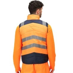 Regatta Professional Mens Hi Vis Thermal Gilet Bodywarmer -Cheap Tough Work Wears Store tra871 5lv 02