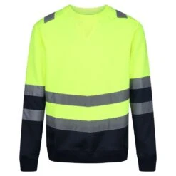 Regatta Professional Mens Hi Vis Reflective Sweater Jumper -Cheap Tough Work Wears Store trf656 200 01