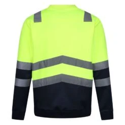 Regatta Professional Mens Hi Vis Reflective Sweater Jumper -Cheap Tough Work Wears Store trf656 200 02