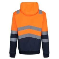 Regatta Professional Mens Hi Vis Reflective Over Head Hoodie -Cheap Tough Work Wears Store trf663 188 02