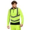 Regatta Professional Mens Hi Vis Long Sleeve Polo Shirt