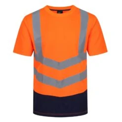 Regatta Professional Mens Hi Vis Short Sleeve T Shirt -Cheap Tough Work Wears Store trs194 5lv 02