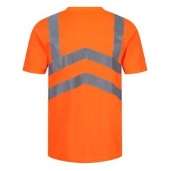 Regatta Professional Mens Hi Vis Short Sleeve T Shirt -Cheap Tough Work Wears Store trs194 5lv 03