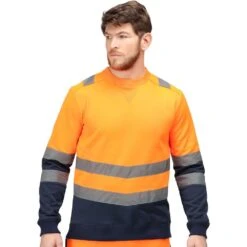 Regatta Professional Mens Hi Vis Reflective Sweater Jumper
